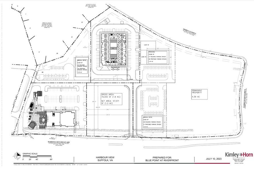 Harbour View Boulevard at Harbour Pointe Dr, Suffolk, VA à vendre - Plan de site - Image 3 de 7