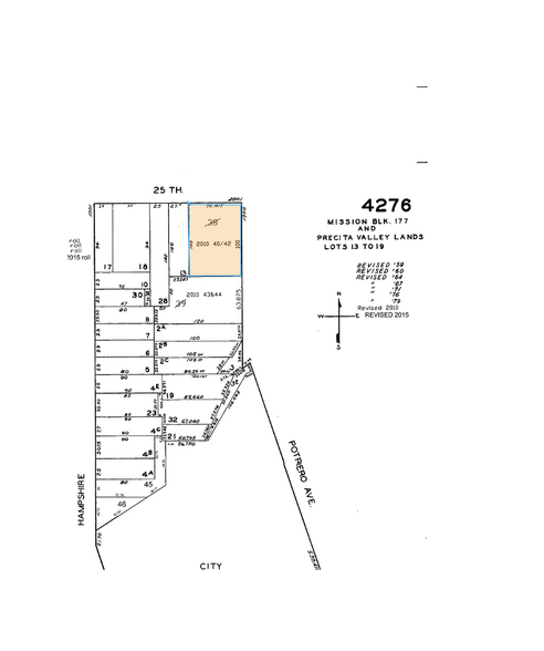 1300 Potrero Ave, San Francisco, CA à vendre - Plan cadastral - Image 2 de 5