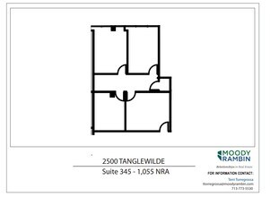 2500 Tanglewilde St, Houston, TX for lease Floor Plan- Image 1 of 1