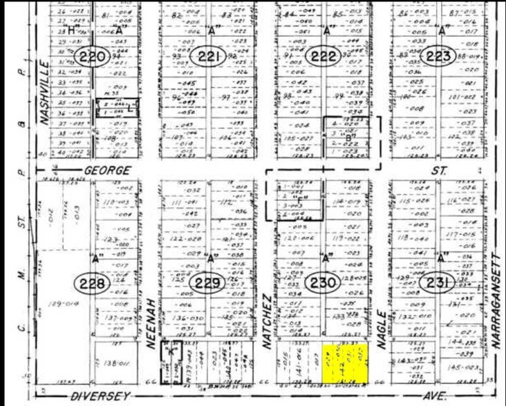 6440-6444 W Diversey Ave, Chicago, IL for sale - Plat Map - Image 2 of 4