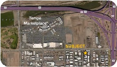 113-117 S Rockford Dr, Tempe, AZ - aerial  map view