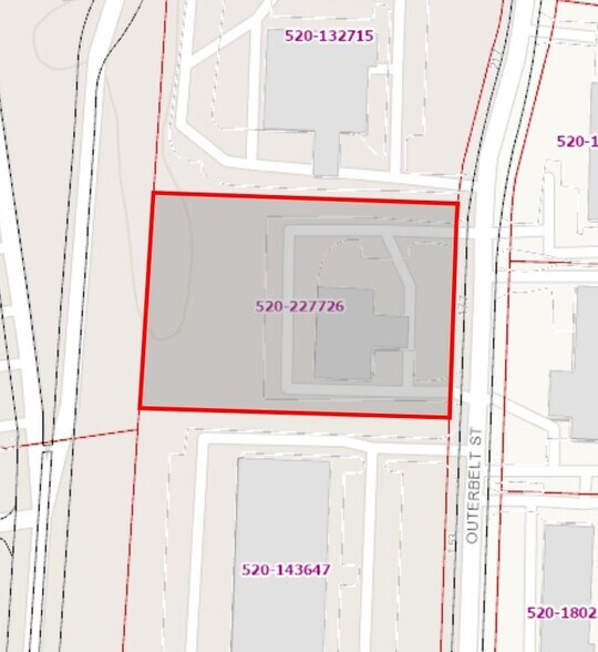 175 Outerbelt St, Columbus, OH à louer - Plan cadastral - Image 3 de 3