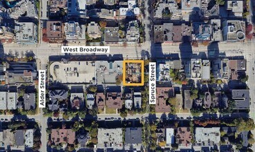 2511 Spruce St, Vancouver, BC - Aérien  Vue de la carte