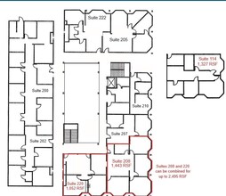 2001 E 4th St, Santa Ana, CA à louer Plan d’étage- Image 1 de 1