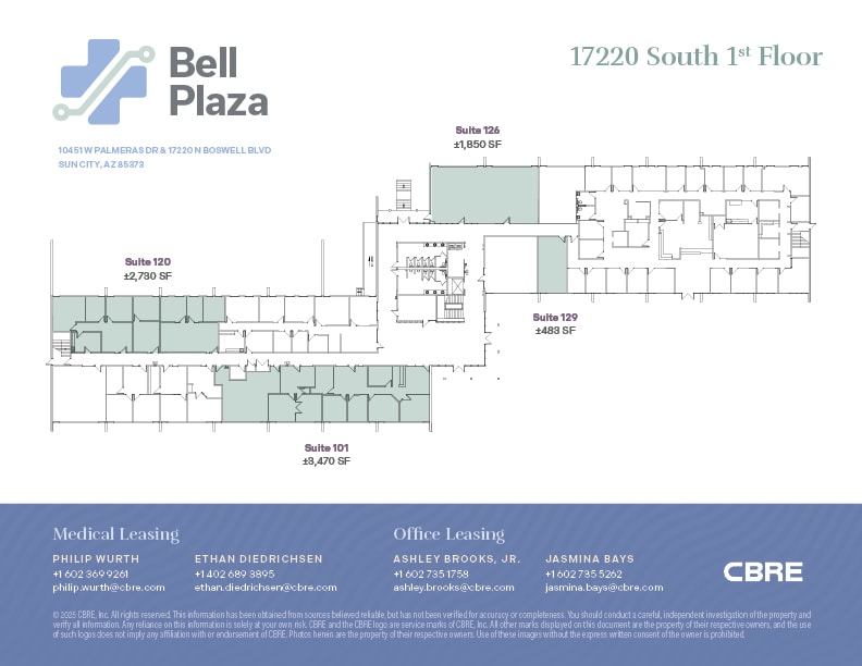 17220 N Boswell Blvd, Sun City, AZ for lease Floor Plan- Image 1 of 1