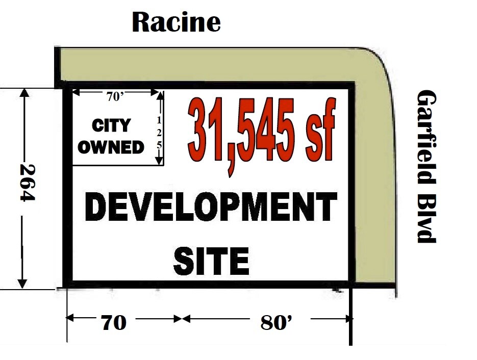 1158 W Garfield Blvd, Chicago, IL à vendre Plan de site- Image 1 de 3