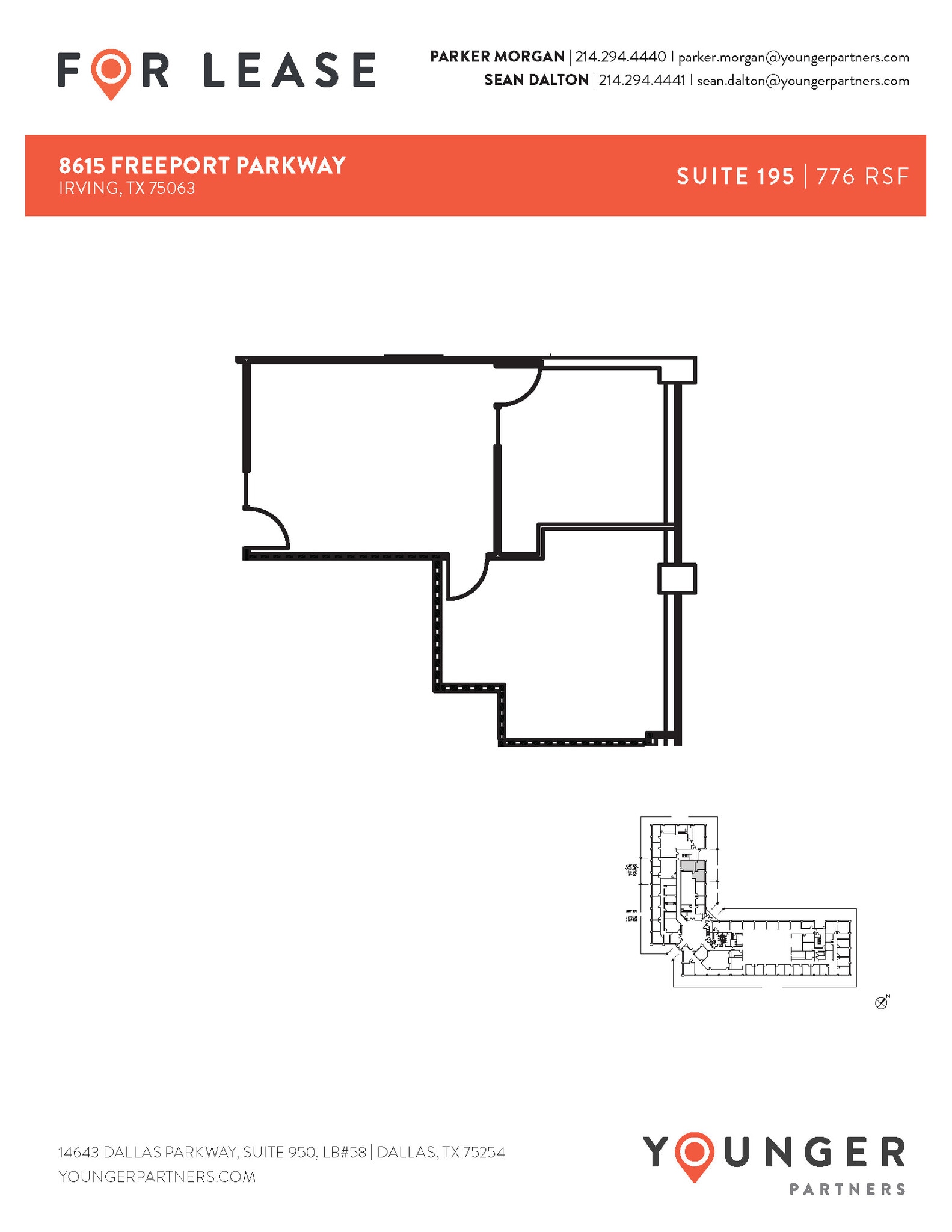 8615 Freeport Pky, Irving, TX à louer Plan d  tage- Image 1 de 2