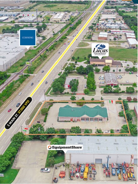 1661 S Main St, Keller, TX à vendre - Aérien - Image 3 de 7