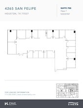 4265 San Felipe St, Houston, TX for lease Floor Plan- Image 1 of 1