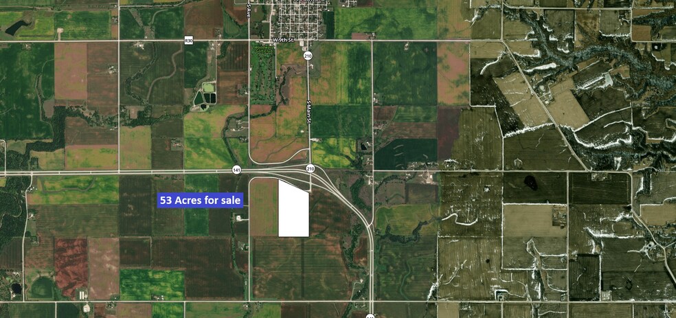 S avenue Ave, Woodward, IA à vendre - Aérien - Image 1 de 3
