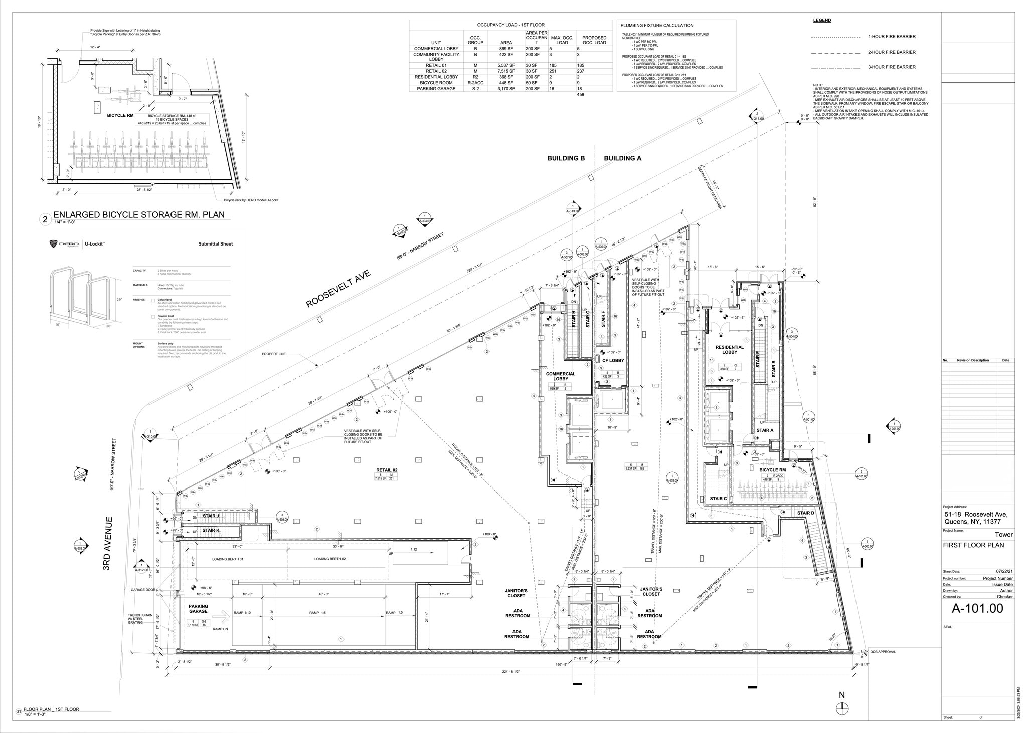 5102 Roosevelt Ave, Woodside, NY à louer Plan de site- Image 1 de 1