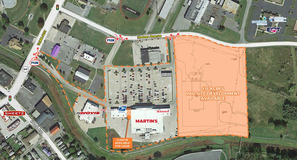 80 Hoover Ave, Du Bois, PA à vendre - Aérien - Image 1 de 2