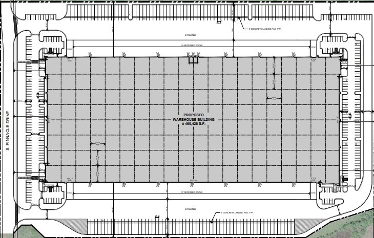 251 S Pinnacle Dr, Romeoville, IL for lease - Site Plan - Image 2 of 2