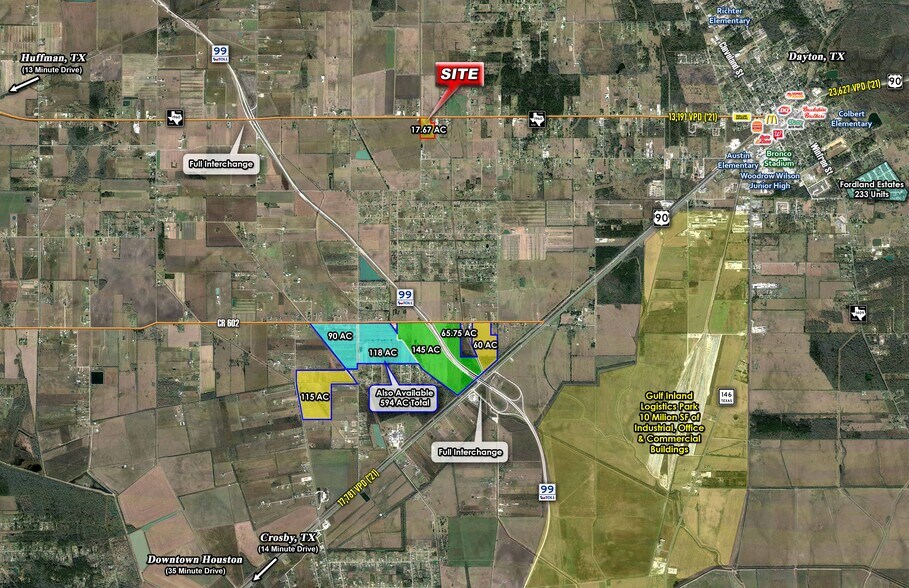 2751 FM 1960, Dayton, TX à vendre - Aérien - Image 2 de 2