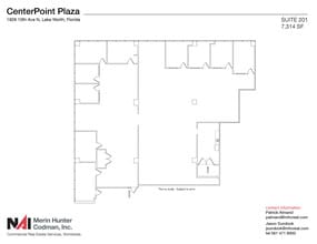 1926 10th Ave N, Lake Worth, FL à louer Plan d’étage- Image 1 de 1