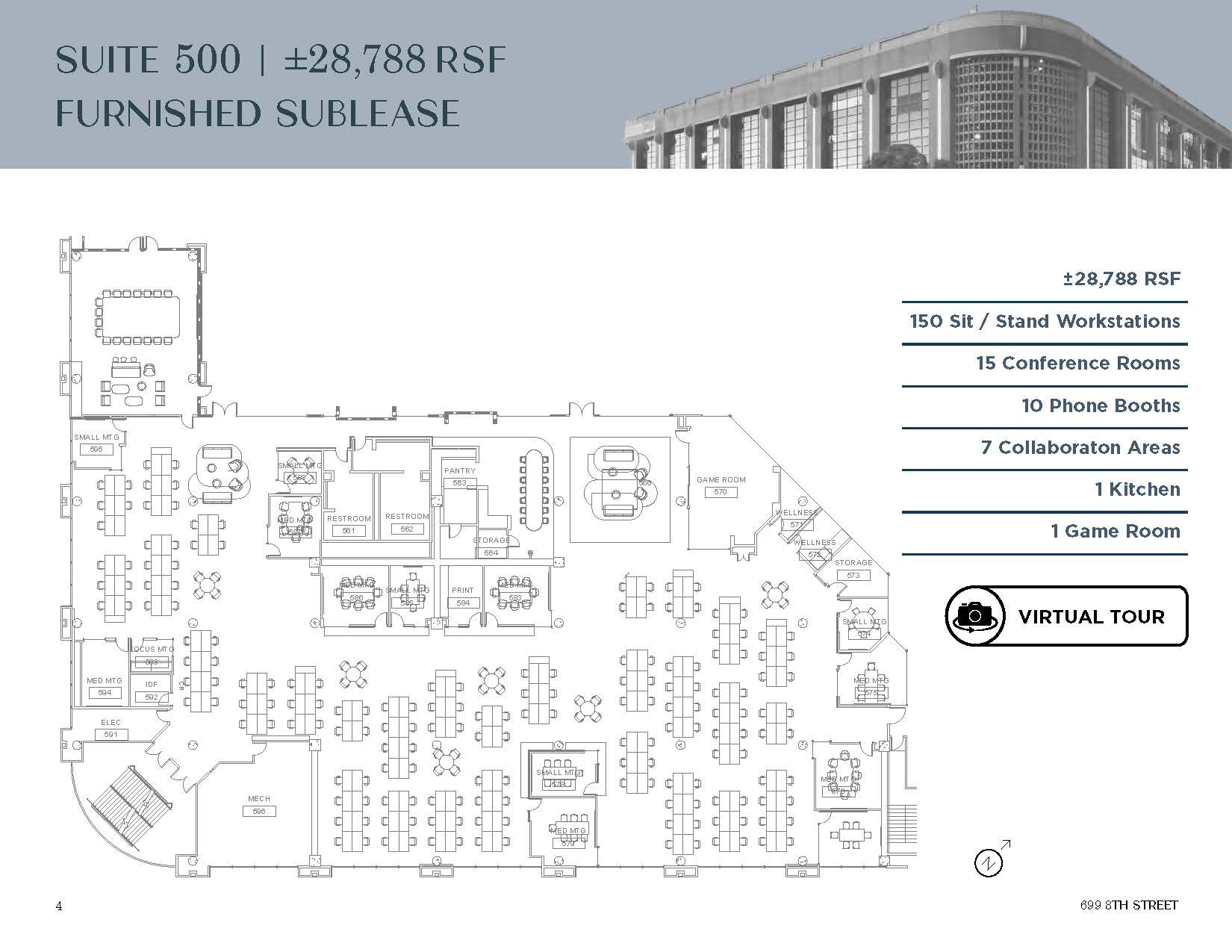 650 Townsend St, San Francisco, CA à louer Plan d’étage- Image 1 de 1