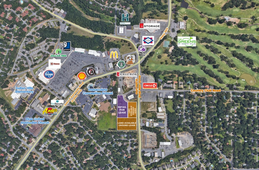 7311 N Hills Blvd, North Little Rock, AR à louer - Aérien - Image 2 de 3