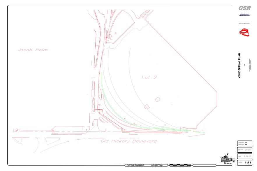 1001 Swinging Bridge, Old Hickory, TN for sale - Site Plan - Image 2 of 20