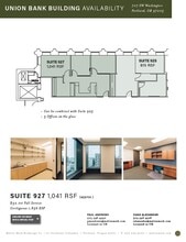 707 SW Washington St, Portland, OR for lease Floor Plan- Image 1 of 7