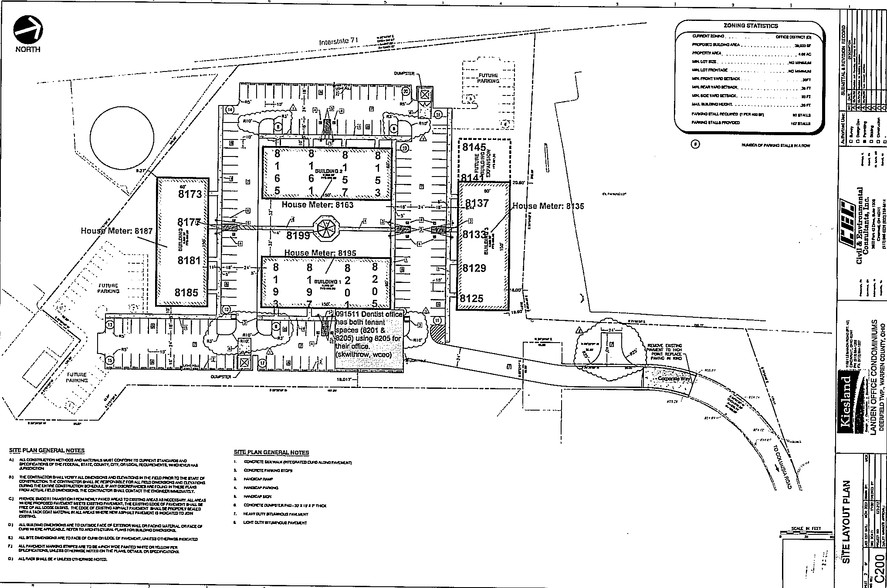 8153-8165 Corporate Way, Mason, OH for lease - Site Plan - Image 2 of 2