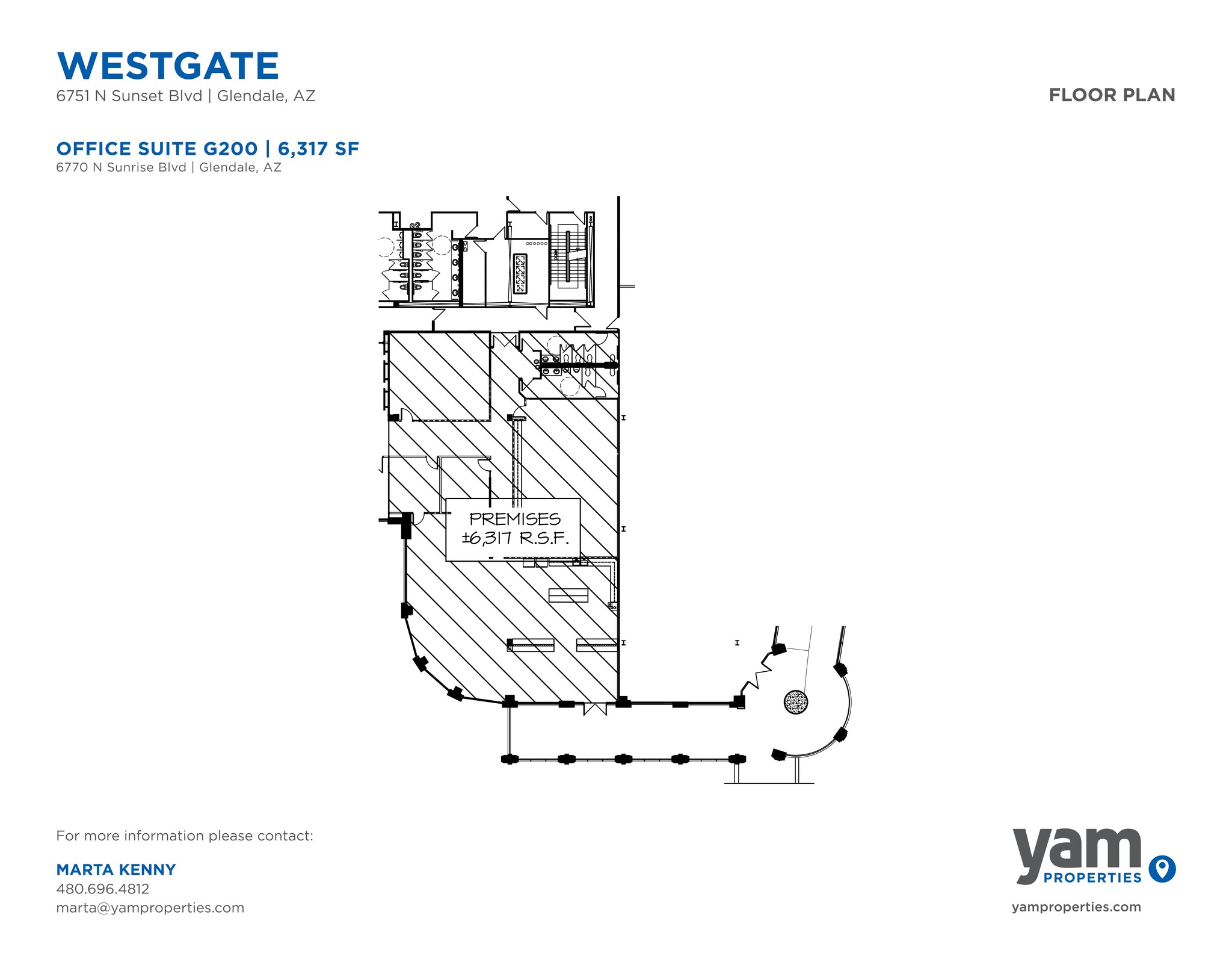 W Glendale Ave, Glendale, AZ à louer Plan de site- Image 1 de 1