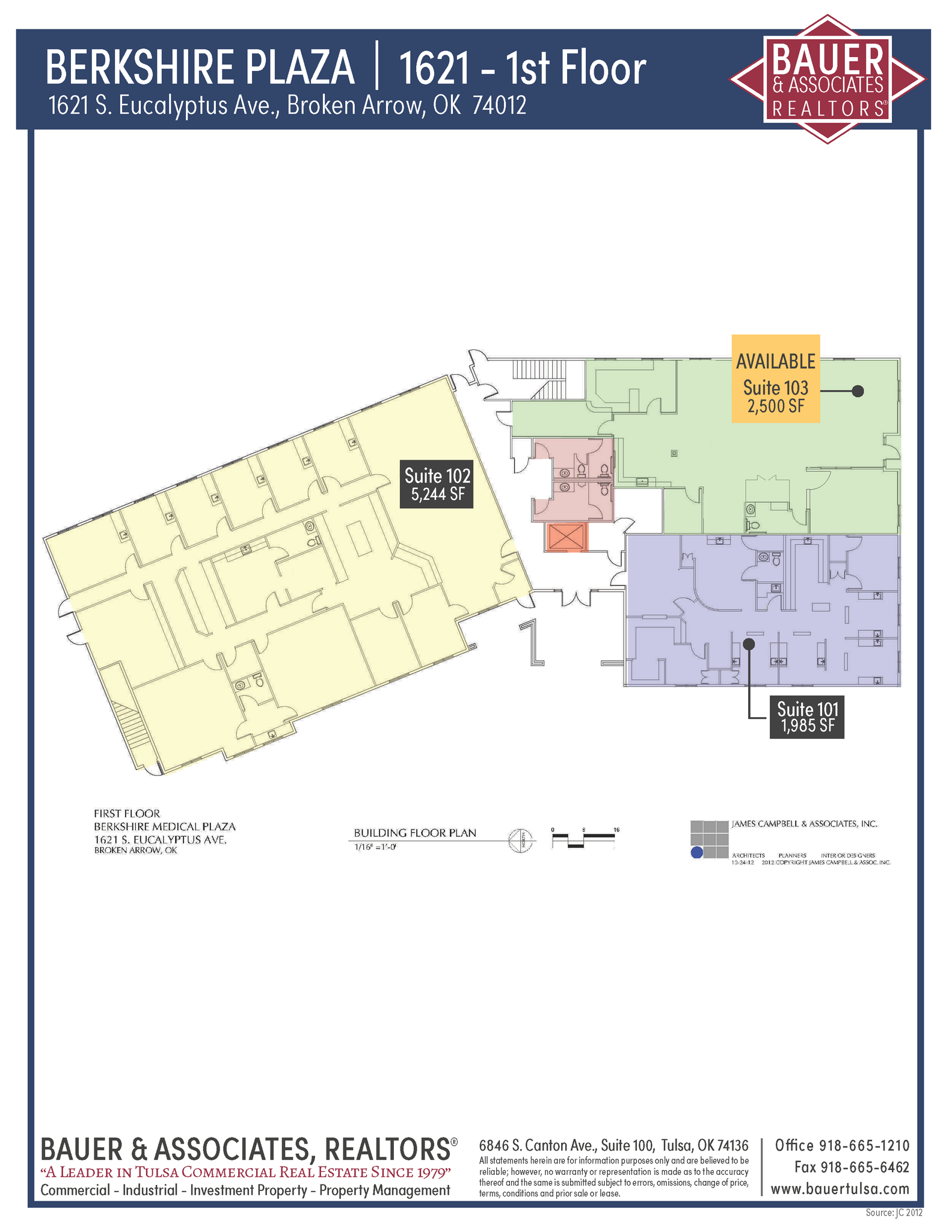 1615 S Eucalyptus Ave, Broken Arrow, OK for lease Floor Plan- Image 1 of 1