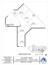 12720 Hillcrest Rd, Dallas, TX for lease Floor Plan- Image 1 of 1