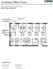 600-650 Academy Dr, Northbrook, IL à louer Plan d’étage- Image 1 de 1