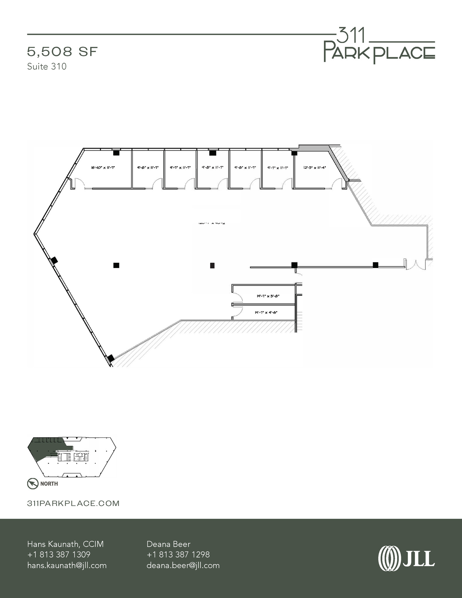 311 Park Place Blvd, Clearwater, FL à louer Plan d’étage- Image 1 de 1