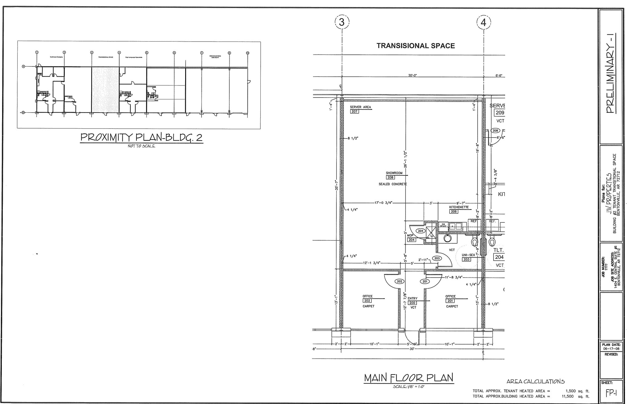 1404 E Central Ave, Bentonville, AR à louer Plan d’étage- Image 1 de 1