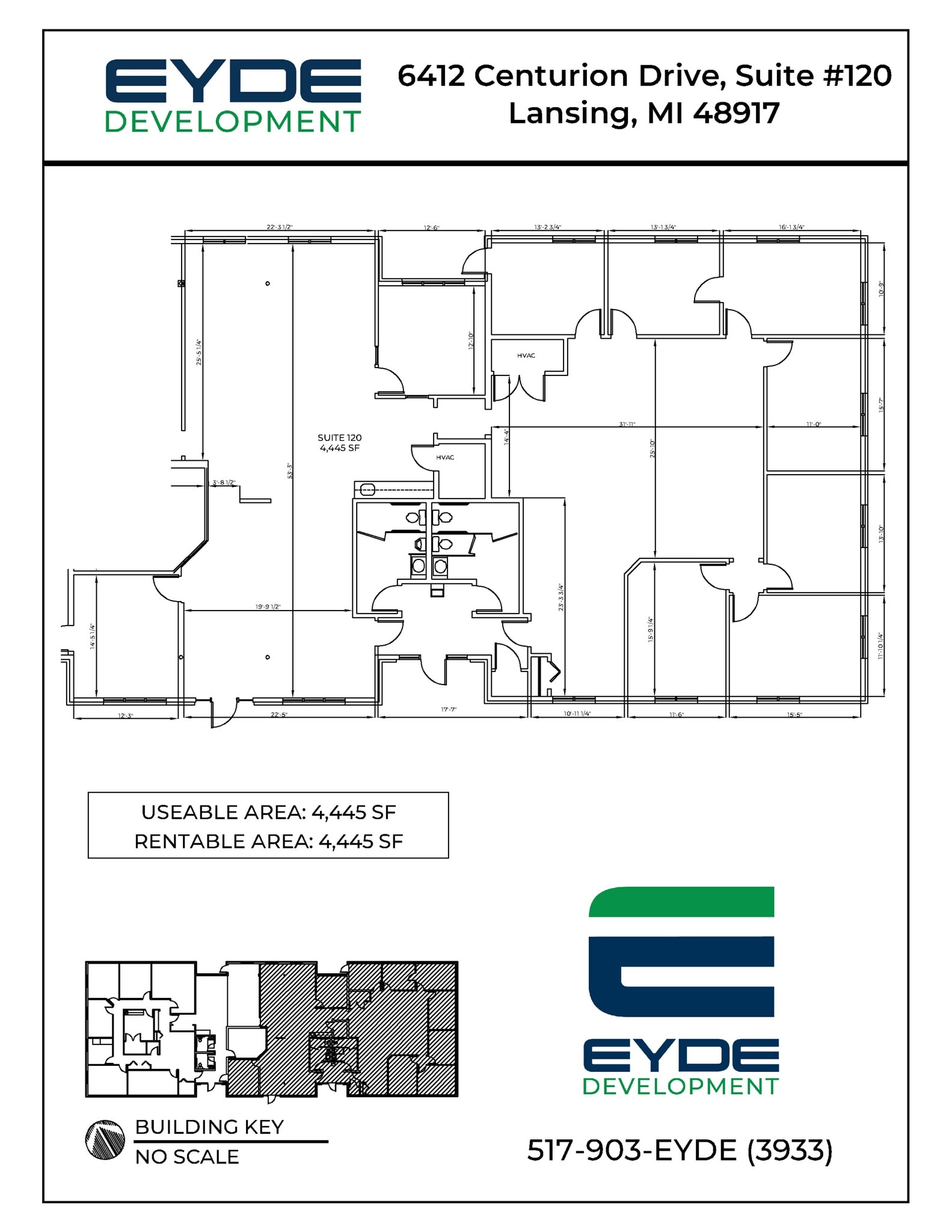6412 Centurion Dr, Lansing, MI for lease Site Plan- Image 1 of 1