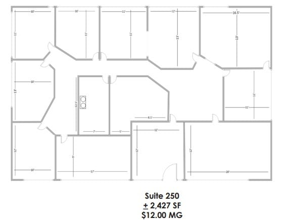 3120 N 19th Ave, Phoenix, AZ for lease Floor Plan- Image 1 of 1