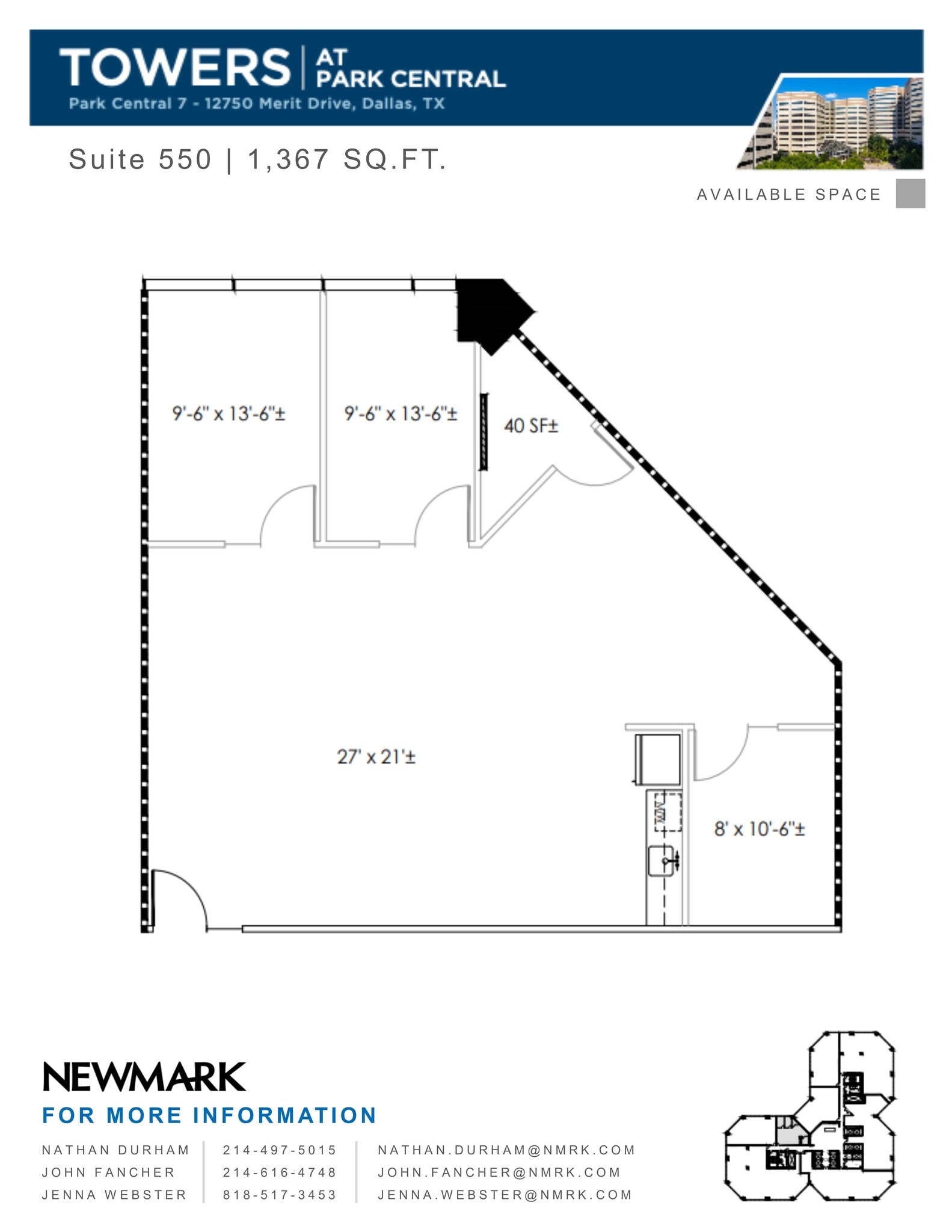 12750 Merit Dr, Dallas, TX à louer Plan de site- Image 1 de 2