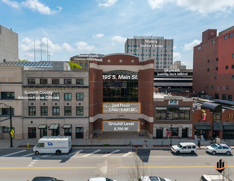 195 S Main St, Akron, OH à louer - Photo du bâtiment - Image 2 de 5