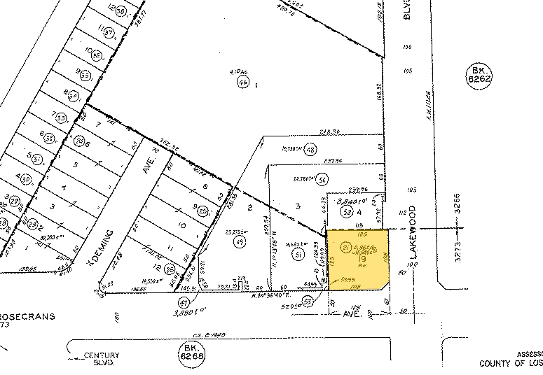 13541 Lakewood Blvd, Downey, CA à louer - Plan cadastral - Image 2 de 2