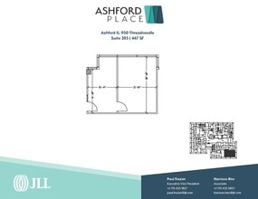 950 Threadneedle St, Houston, TX à louer Plan d’étage- Image 1 de 1