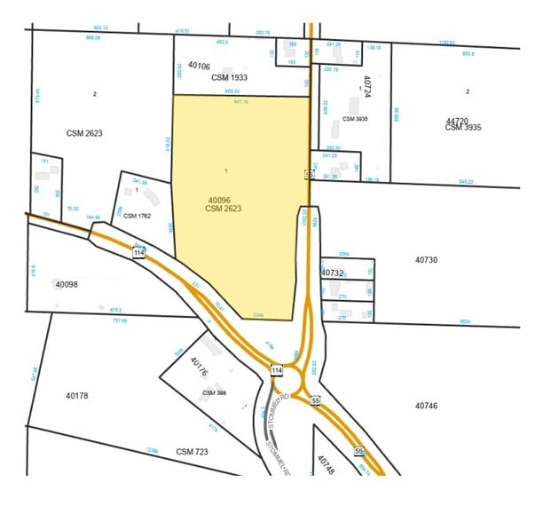 Highway 114 & Highway 55, Hilbert, WI à vendre - Plan d’étage - Image 2 de 2