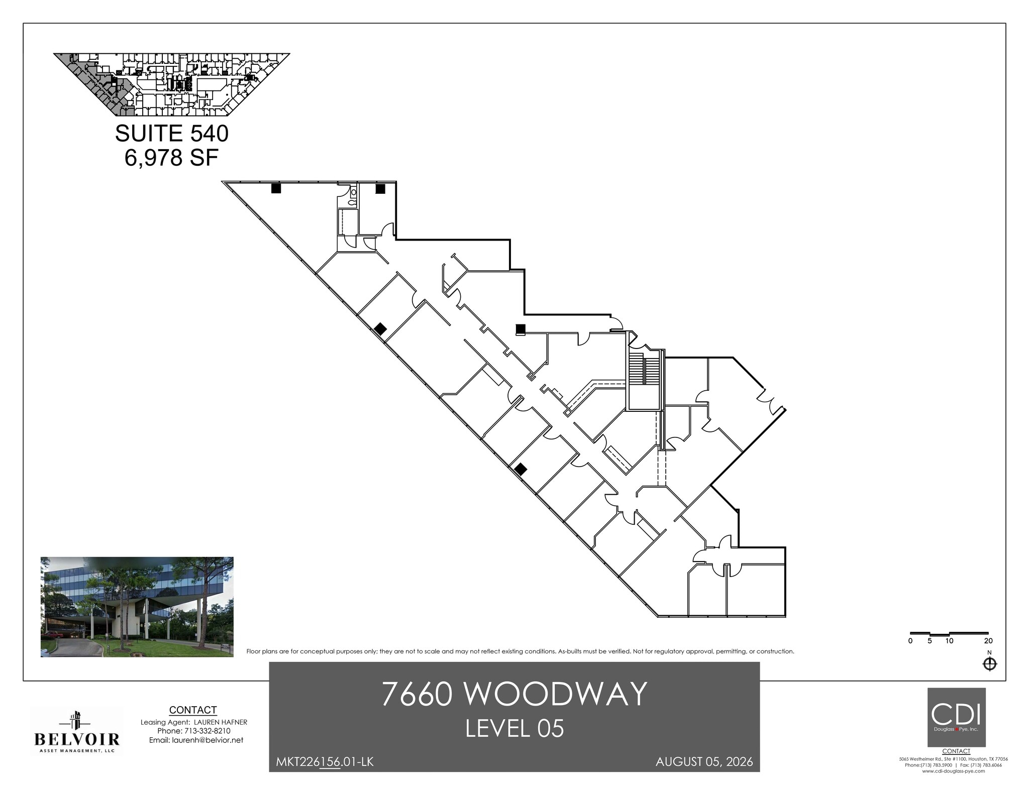 Private Office Space, Houston, TX for lease Site Plan- Image 1 of 1
