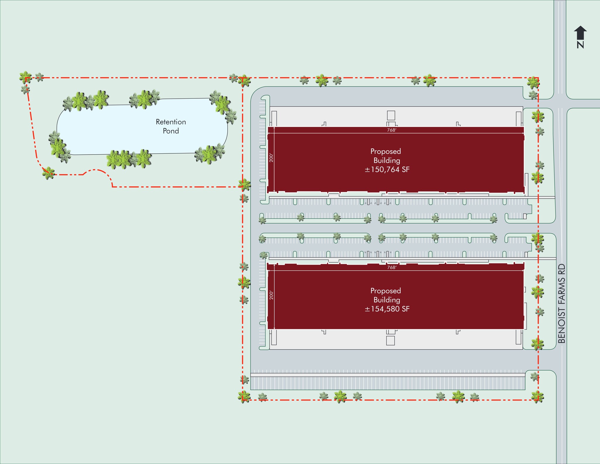849 Benoist Farms Rd, Royal Palm Beach, FL for lease Site Plan- Image 1 of 3