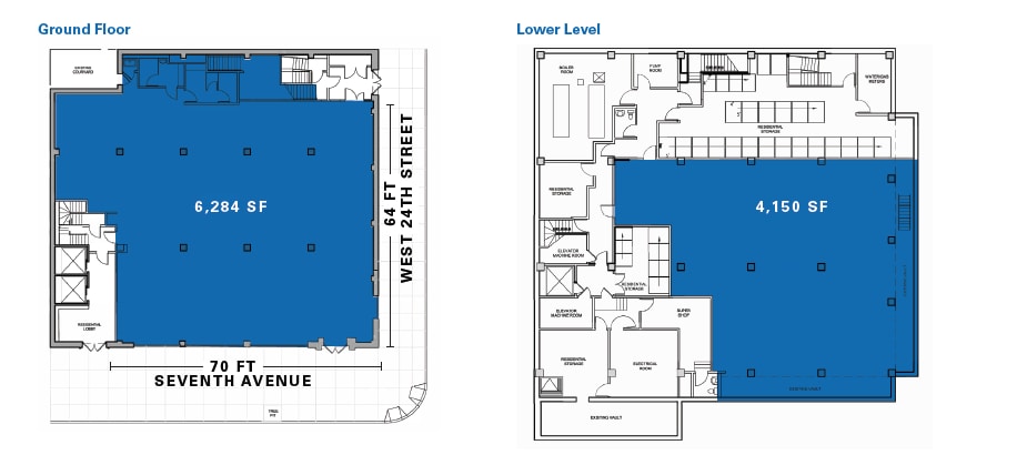 245 Seventh Ave, New York, NY à louer Plan d’étage- Image 1 de 2