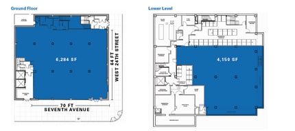 245 Seventh Ave, New York, NY à louer Plan d’étage- Image 1 de 2