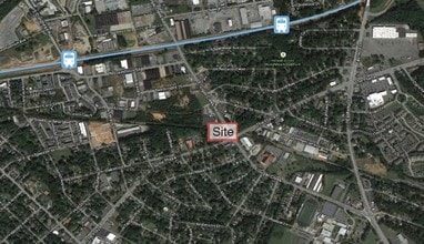 3921-3945 The Plaza, Charlotte, NC - Aerial  map view