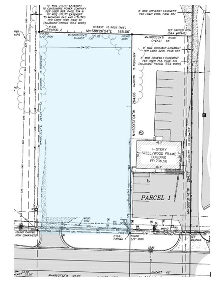 1263 M-89 Hwy, Otsego, MI à louer - Plan cadastral - Image 1 de 2