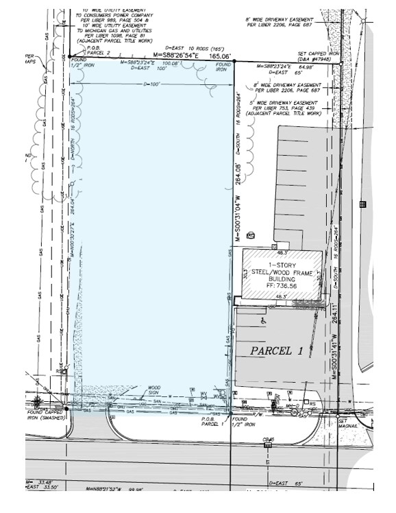 1263 M-89 Hwy, Otsego, MI for lease Plat Map- Image 1 of 3
