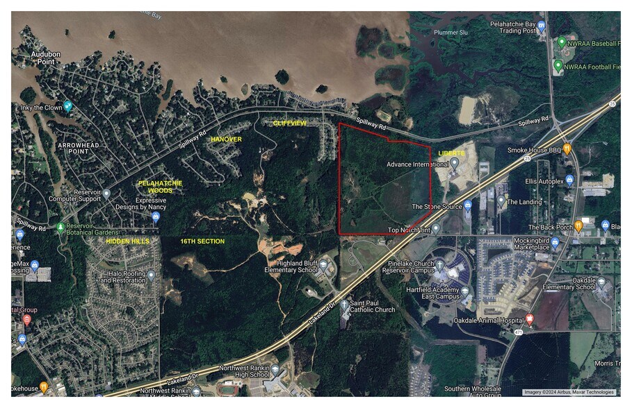 7999 Lakeland Dr, Brandon, MS à vendre - Aérien - Image 2 de 15