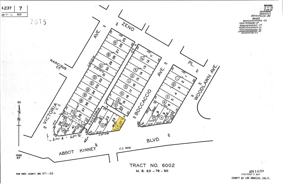 2324 Abbot Kinney Blvd, Venice, CA for lease - Plat Map - Image 2 of 2