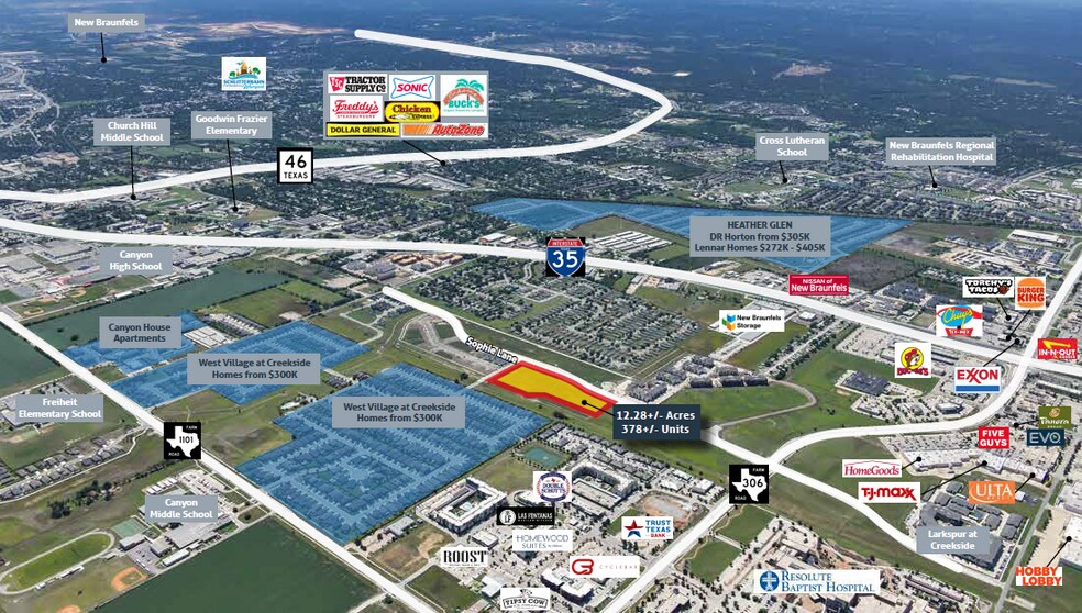 Sophie Lane, New Braunfels, TX à vendre - Photo principale - Image 2 de 4