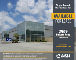 Single-Tenant Office | Warehouse | Yard - Entrepôt