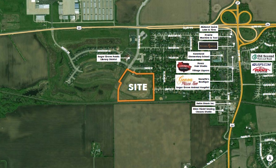 Swq Route 30 & Route 47, Sugar Grove, IL for sale - Building Photo - Image 1 of 1