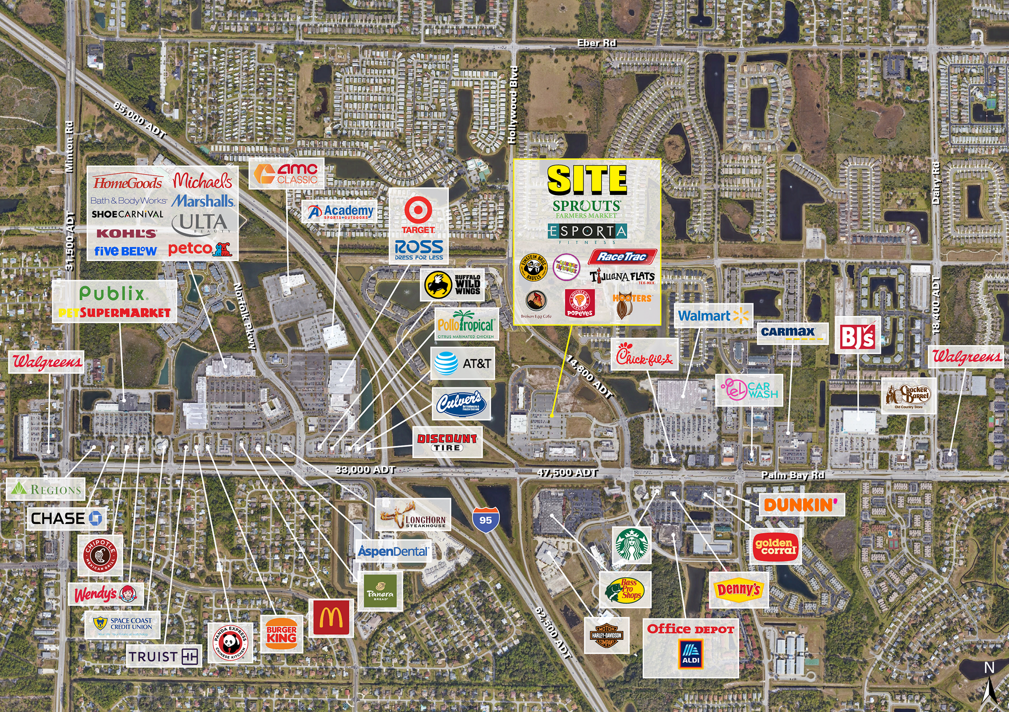 Hollywood Blvd & Palm Bay Rd NE, West Melbourne, FL for sale Building Photo- Image 1 of 1